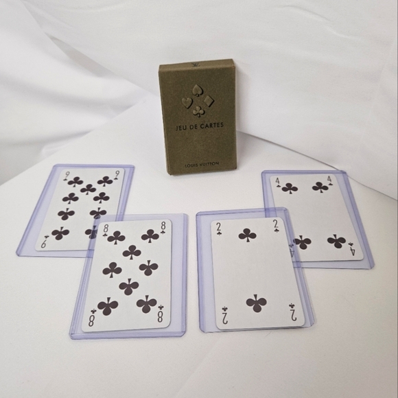 Louis Vuitton Jeu De Cartes Playing Cards In Bleu Et Blanc - Picture 6 of 8